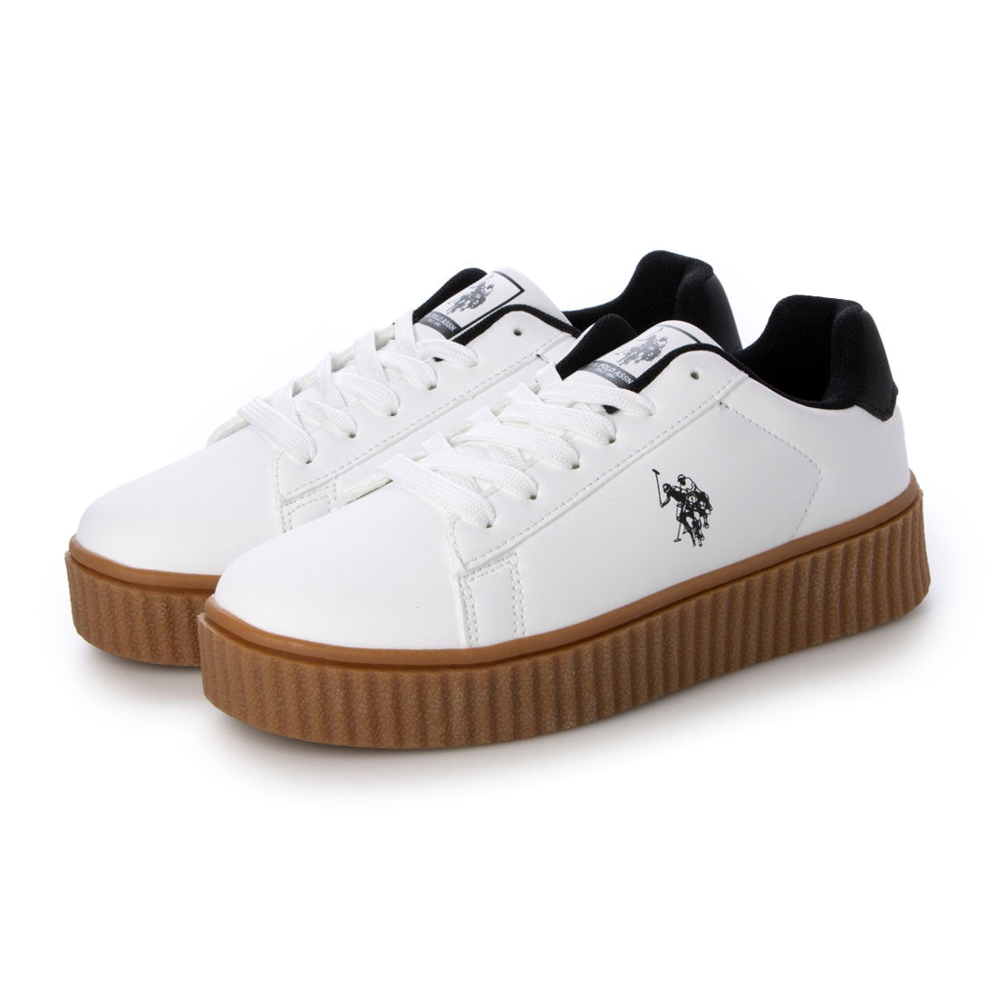 ラナン RANAN 【U.S. POLO ASSN.】厚底スニーカー （ホワイトケイ） ホワイトケイ