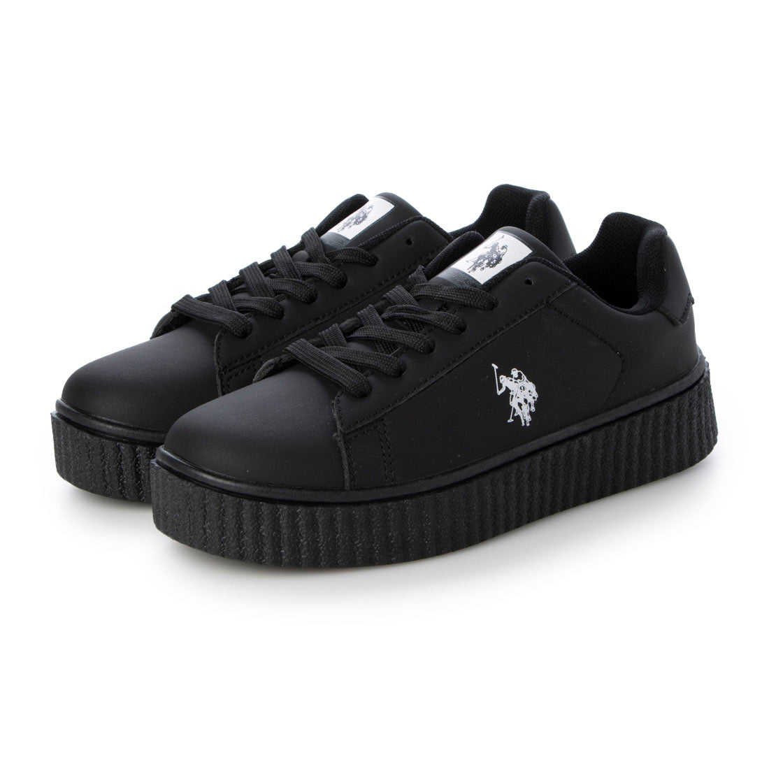 ラナン RANAN 【U.S. POLO ASSN.】厚底スニーカー （ブラックケイ） ブラックケイ