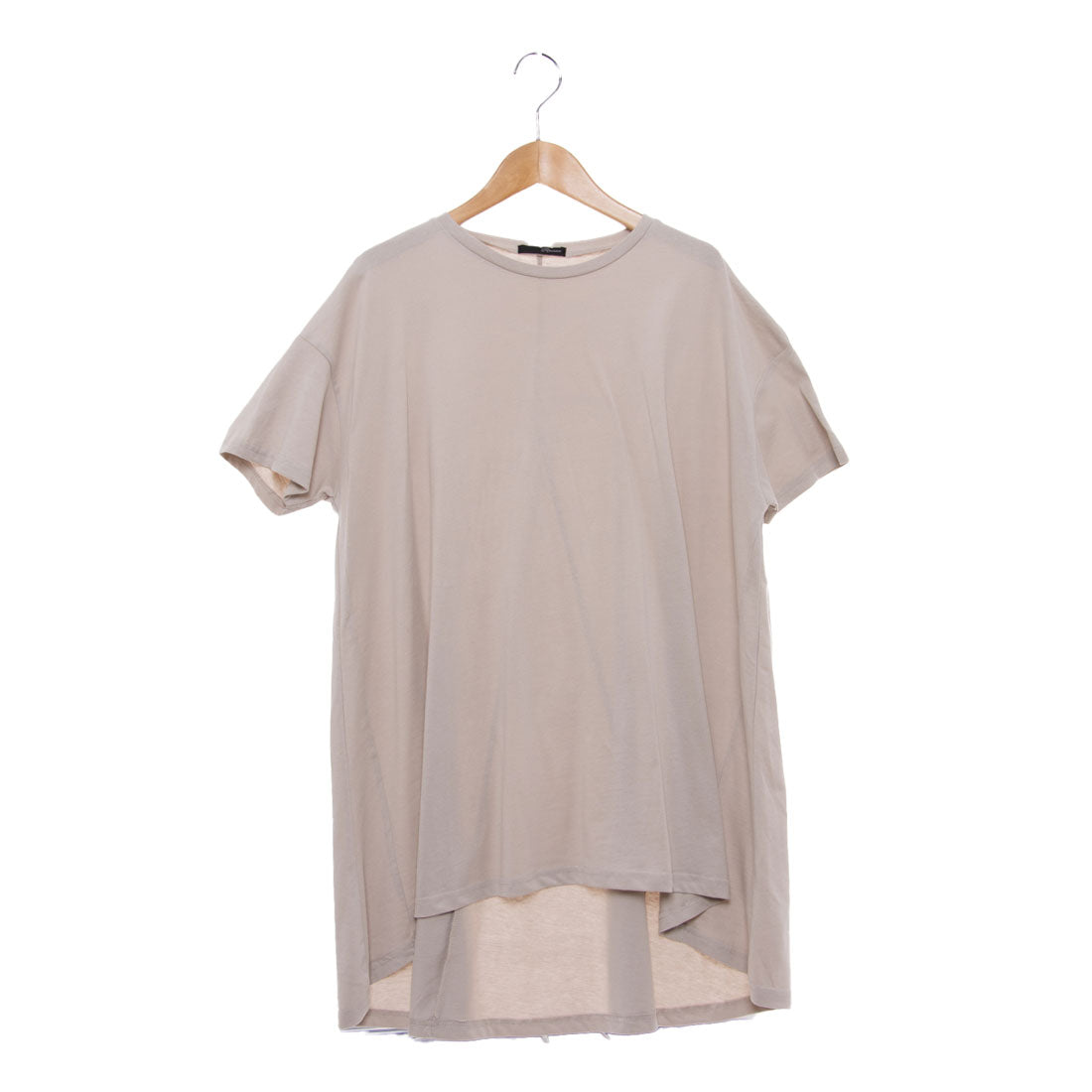 ラナン RANAN 〈Beautiful Cotton 綿100％〉UVカット/接触冷感 裾フレアTシャツ