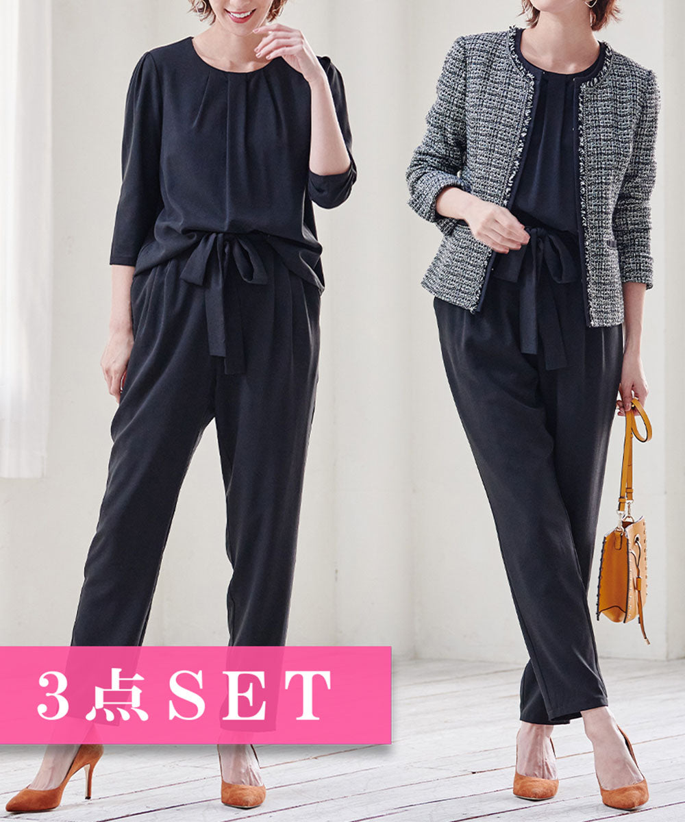 ラナン RANAN トレンドセットアップ3点セットスーツ,MONO