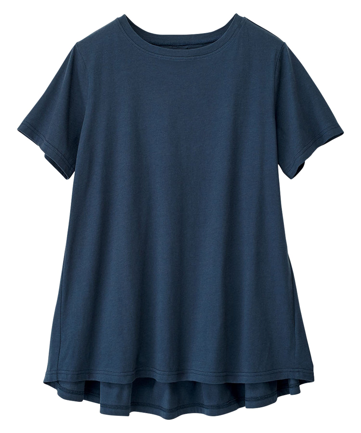 ラナン RANAN 【NOT汗染み！】バックギャザーTシャツ