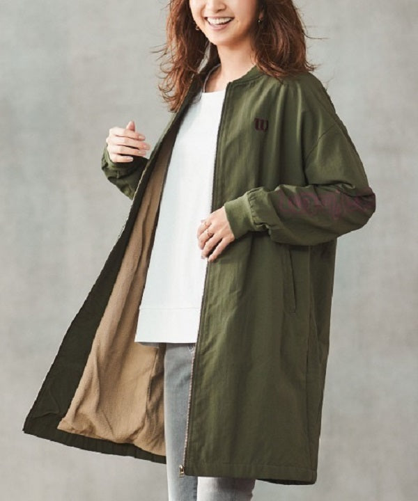 ラナン RANAN ＜Ｗｉｌｓｏｎ／ウィルソン＞裏フリースロングブルゾン