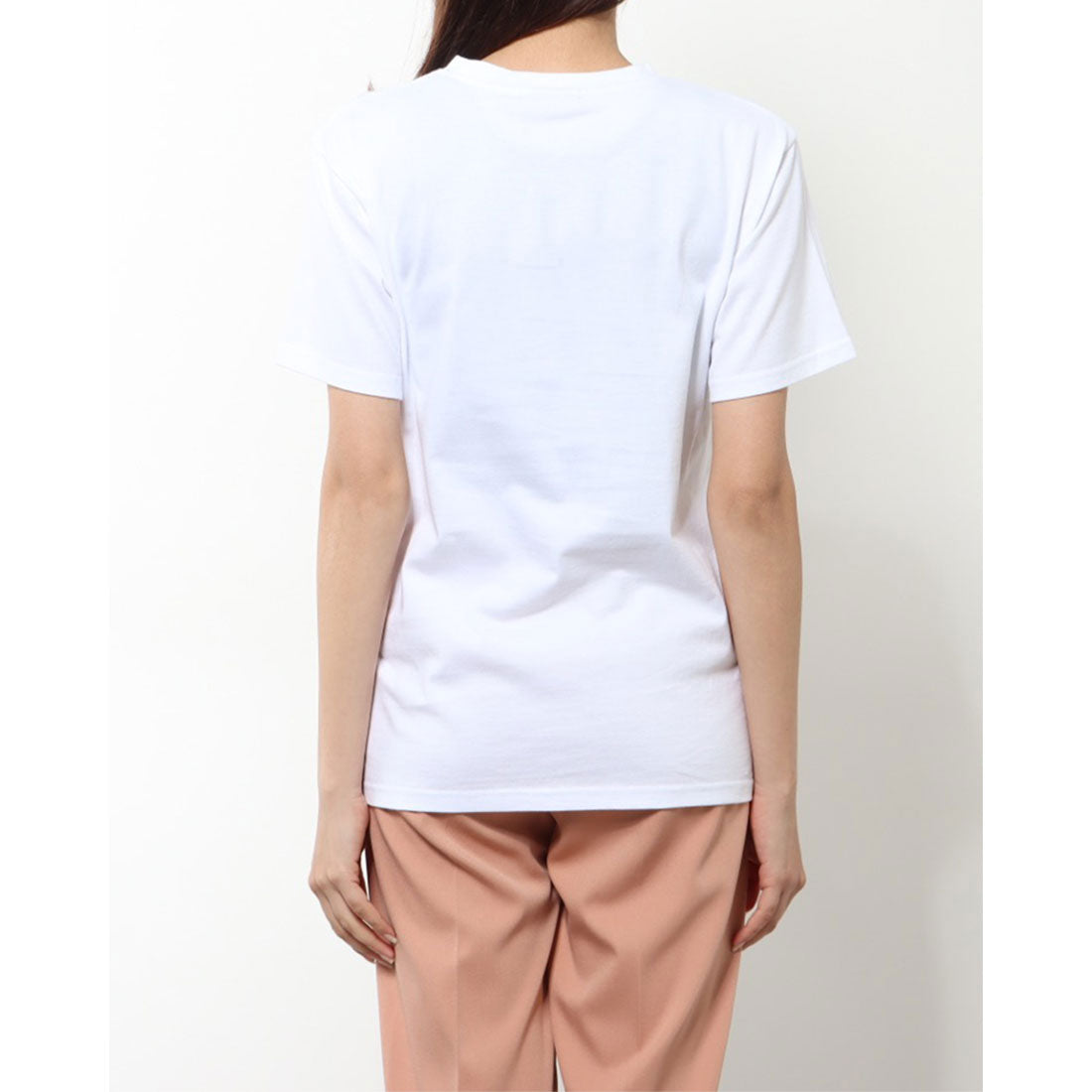 ラナン RANAN フロッキープリントロゴTシャツ （オフホワイト） オフホワイト
