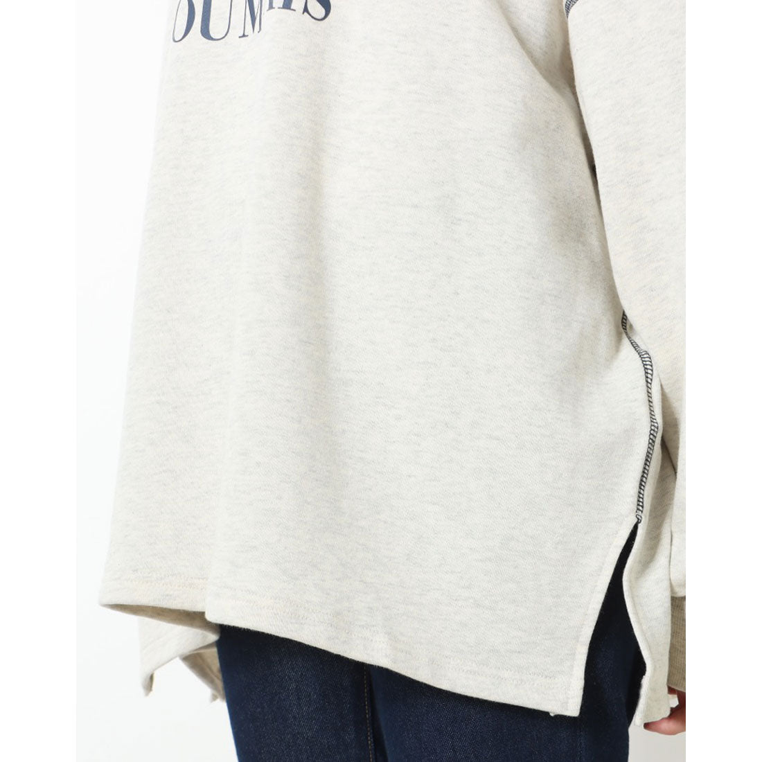 ラナン RANAN ビッグカレッジロゴスウェット （オートミール） オートミール