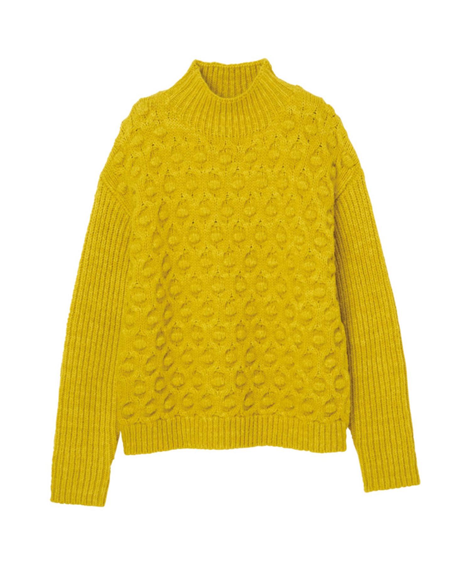 RANAN High-neck knit with a pogo design
