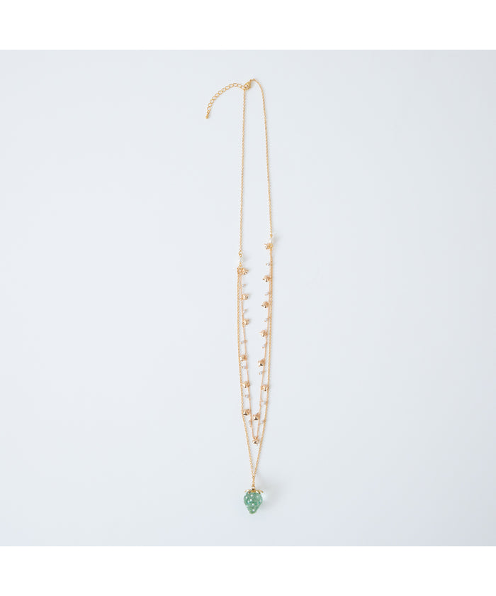 ローズティアラ RoseTiara いちごとハートのネックレス （レッド） レッド