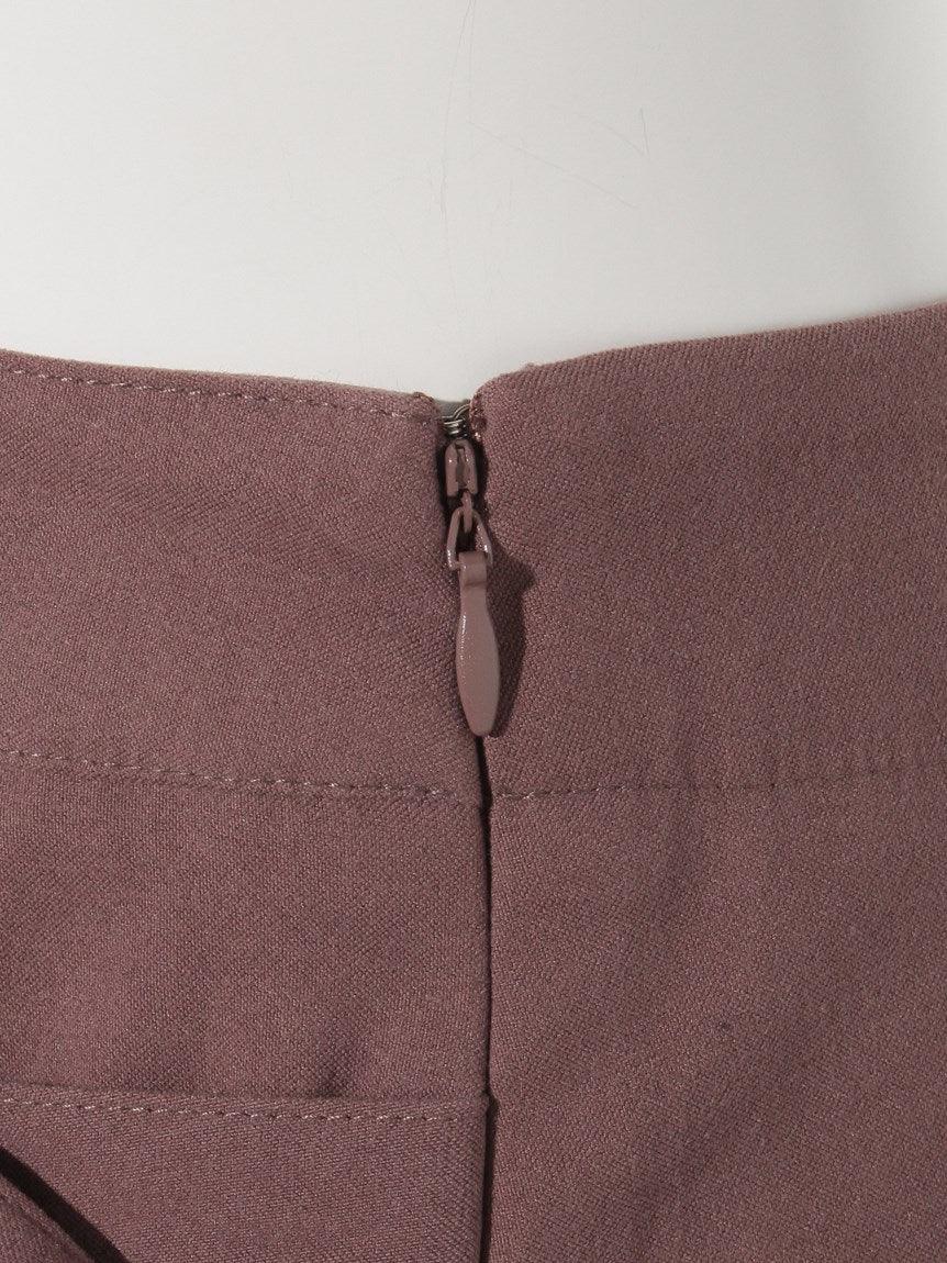 レイカズン Ray Cassin ベルト付き巻きミニスカート （グレー） グレー