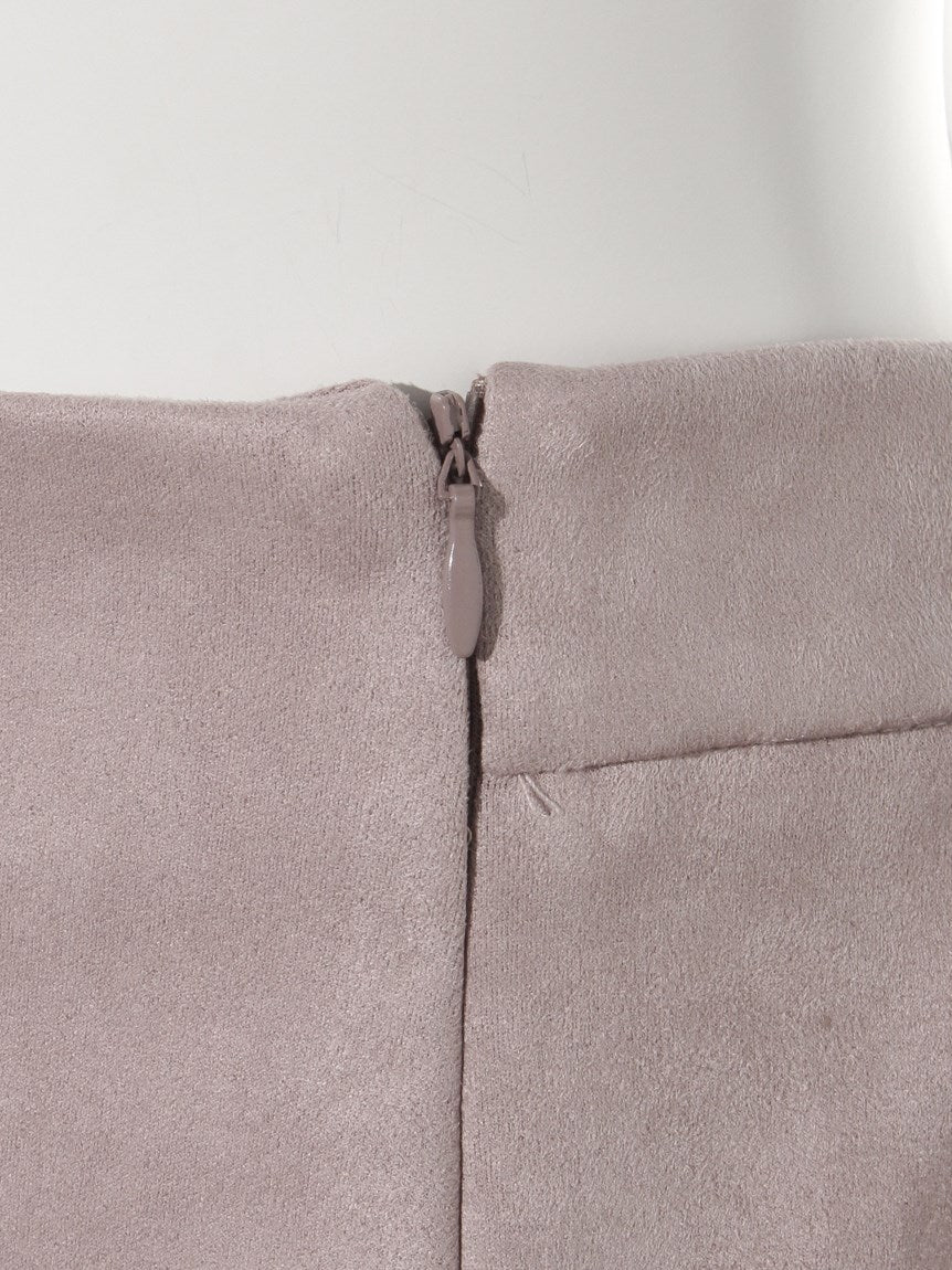 レイカズン Ray Cassin ポンチスウェード台形スカート （ピンク） ピンク