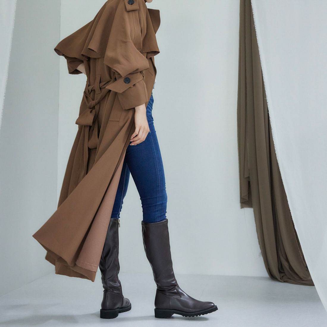 ラシックドット Rachic. ハイパーストレッチロングブーツ