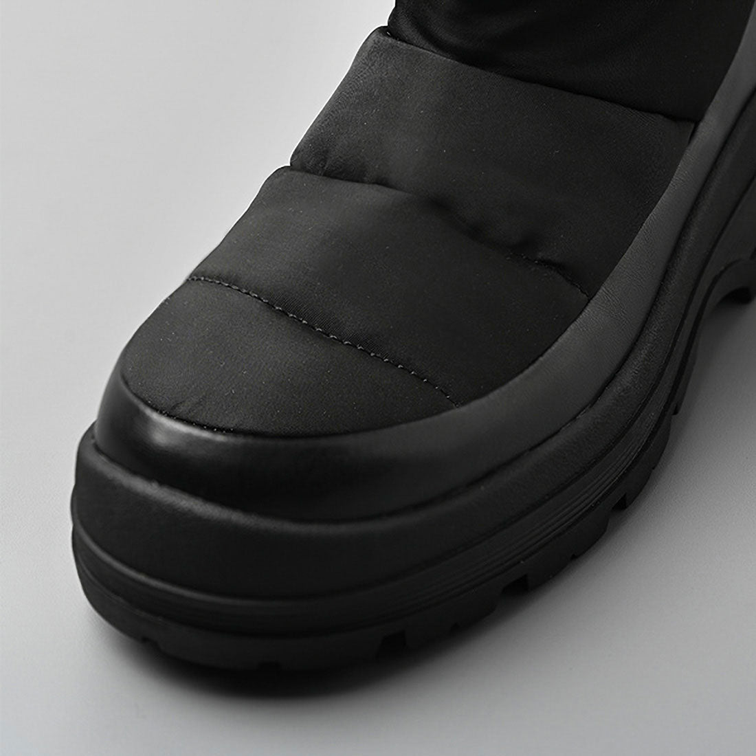 ラシックドット Rachic. キルティングショートスノーブーツ