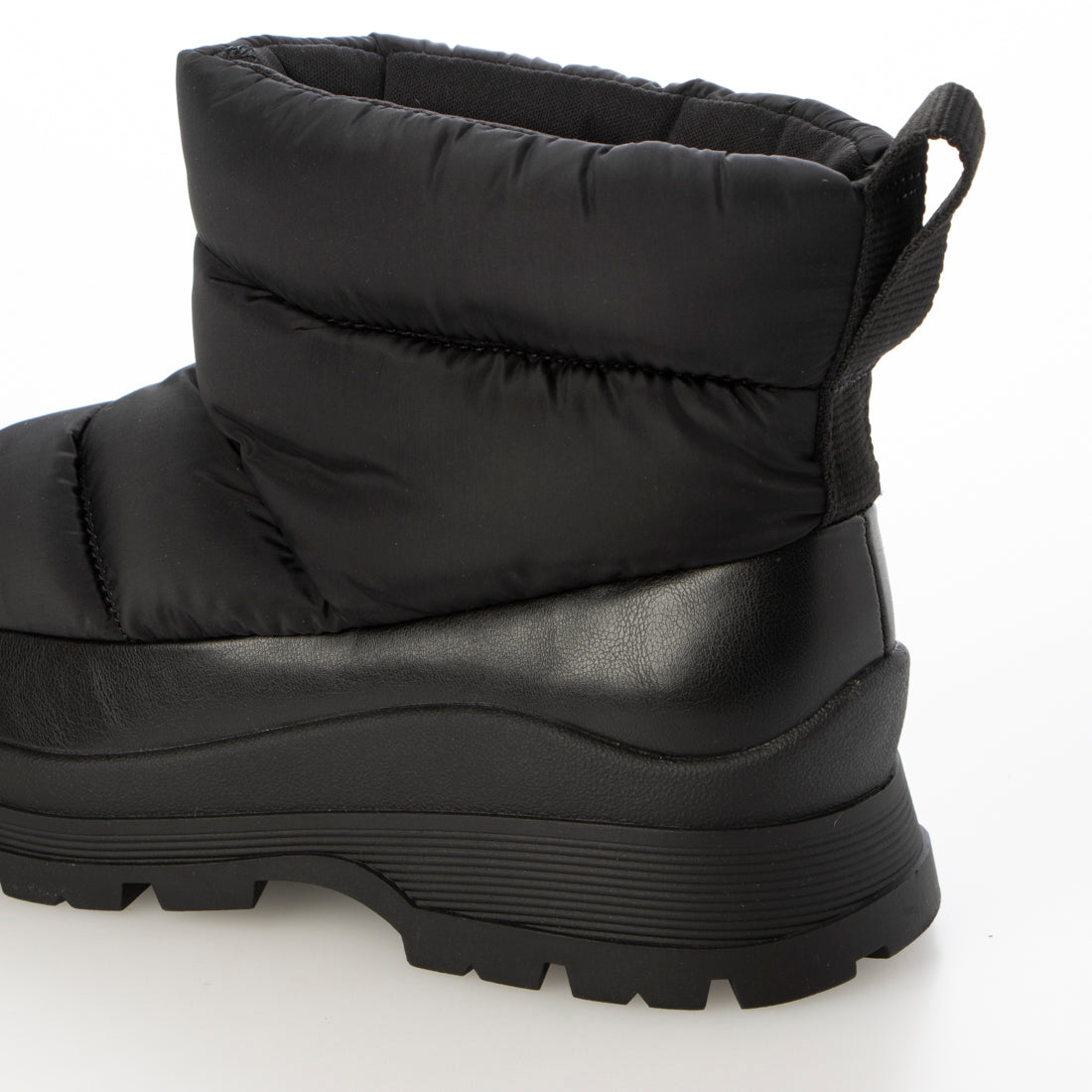 ラシックドット Rachic. キルティングショートスノーブーツ