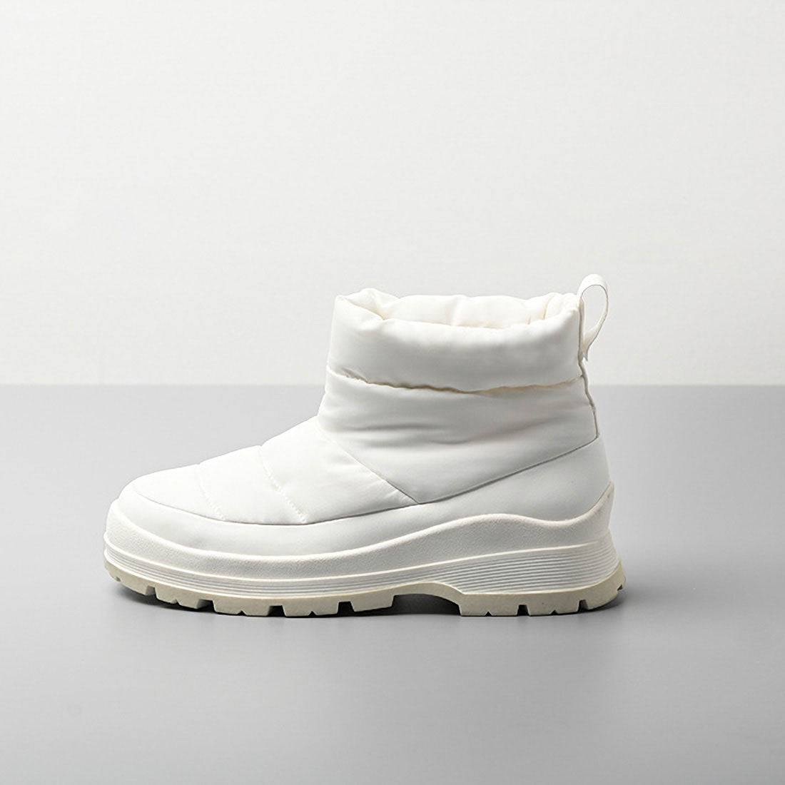 ラシックドット Rachic. キルティングショートスノーブーツ
