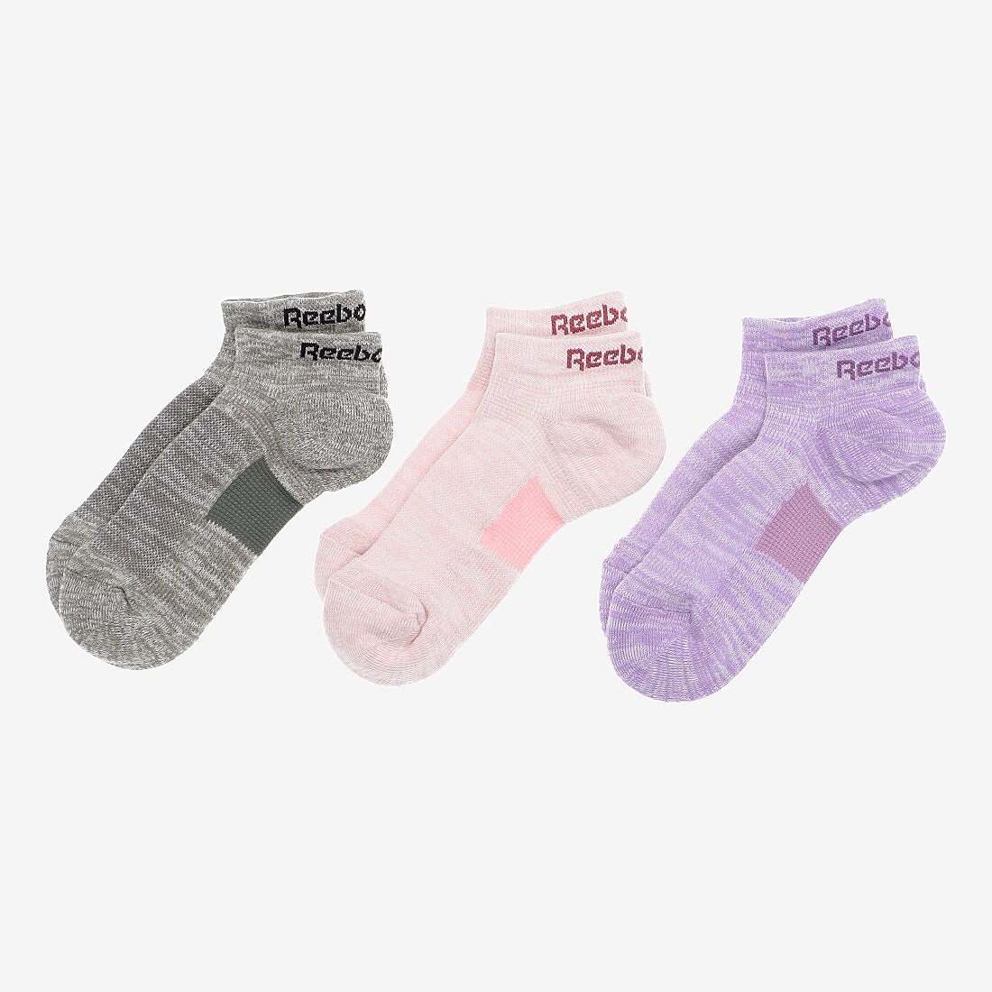 Reebok襪子 女士3雙組足底毛圈運動襪