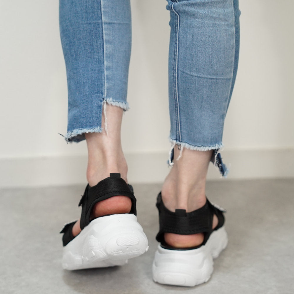 ロディック Rodic 厚底スポーツサンダル （ブラック） ブラック