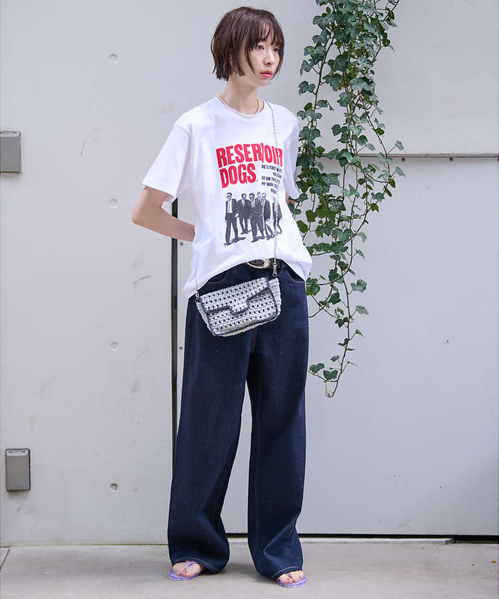 ルージュ ヴィフ ラクレ Rouge vif la cle 【Swaraj/スワラージ】手編みのメタリックマクラメBAG / チェーンミニバ （ゴールド） ゴールド