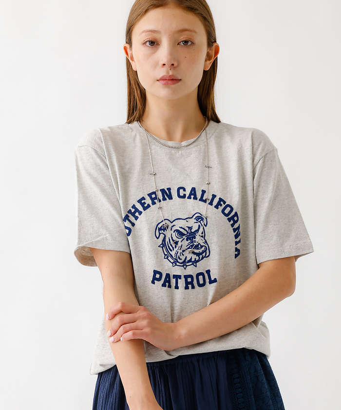 ルージュ ヴィフ ラクレ Rouge vif la cle 【MIXTA/ミクスタ】プリント Tシャツ / ロゴTシャツ / ねこ / 半袖 （グレー系その他2） グレー系その他2