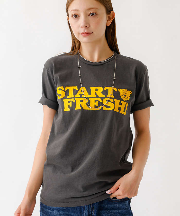 ルージュ ヴィフ ラクレ Rouge vif la cle 【MIXTA/ミクスタ】プリント Tシャツ / ロゴTシャツ / ねこ / 半袖 （グレー系その他2） グレー系その他2