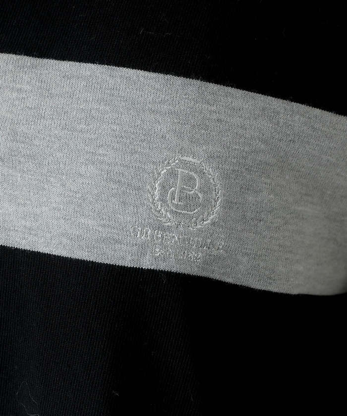 ルージュ ヴィフ ラクレ Rouge vif la cle 【PARROTT CANVAS/パロットキャンバス】クロップド ワイド ラガーシ （ブラック） ブラック