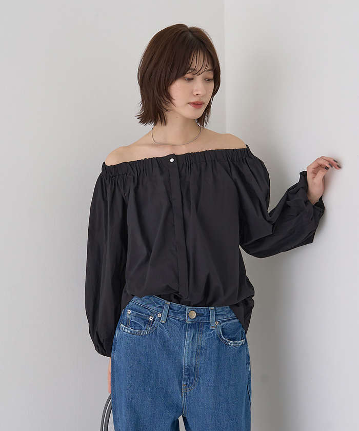 ルージュ ヴィフ ラクレ Rouge vif la cle ローンオフショルブラウス （オフホワイト） オフホワイト