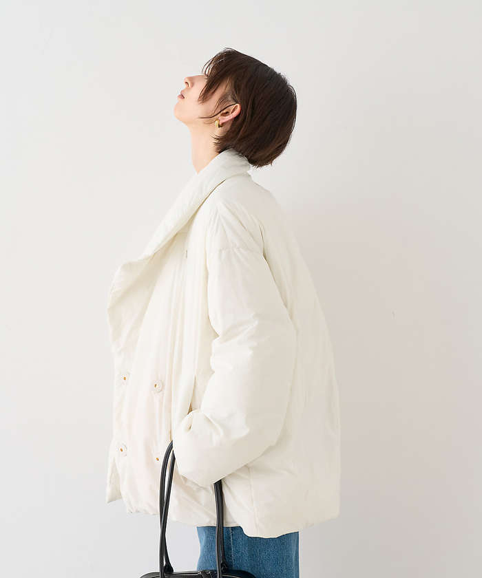 ルージュ ヴィフ ラクレ Rouge vif la cle 【一部店舗限定】コクーンミドルダウンコート【予約】 （ブラック） ブラック