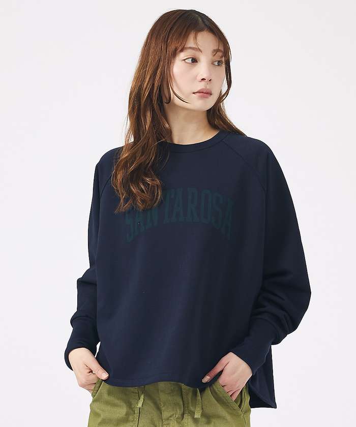 ルージュ ヴィフ ラクレ Rouge vif la cle 【MICA&DEAL /マイカアンドディール】"SANTAROSA"raglan （ネイビー） ネイビー