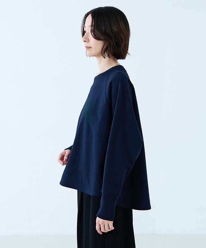 ルージュ ヴィフ ラクレ Rouge vif la cle 【MICA&DEAL /マイカアンドディール】"SANTAROSA"raglan （ネイビー） ネイビー