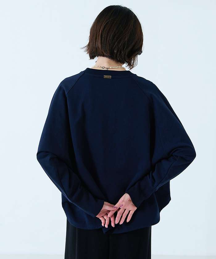 ルージュ ヴィフ ラクレ Rouge vif la cle 【MICA&DEAL /マイカアンドディール】"SANTAROSA"raglan （ネイビー） ネイビー