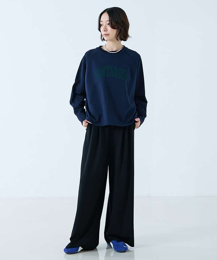 ルージュ ヴィフ ラクレ Rouge vif la cle 【MICA&DEAL /マイカアンドディール】"SANTAROSA"raglan （ネイビー） ネイビー