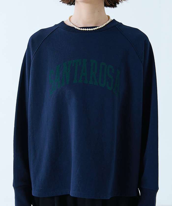 ルージュ ヴィフ ラクレ Rouge vif la cle 【MICA&DEAL /マイカアンドディール】"SANTAROSA"raglan （ネイビー） ネイビー