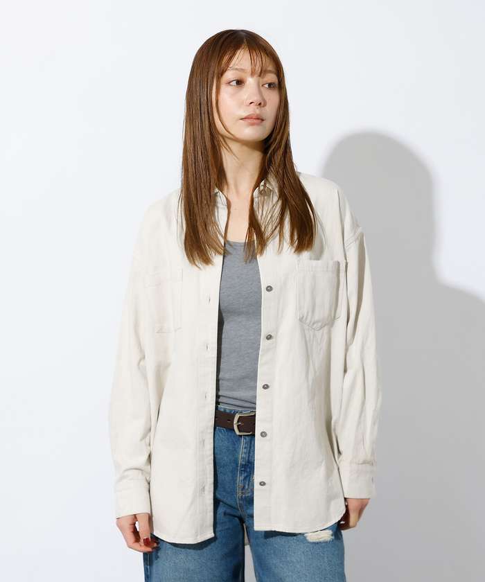 ルージュ ヴィフ ラクレ Rouge vif la cle 【MICA&DEAL /マイカアンドディール】Denim shirt / デニム （ライトブルー） ライトブルー