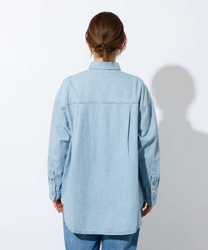 ルージュ ヴィフ ラクレ Rouge vif la cle 【MICA&DEAL /マイカアンドディール】Denim shirt / デニム （ライトブルー） ライトブルー