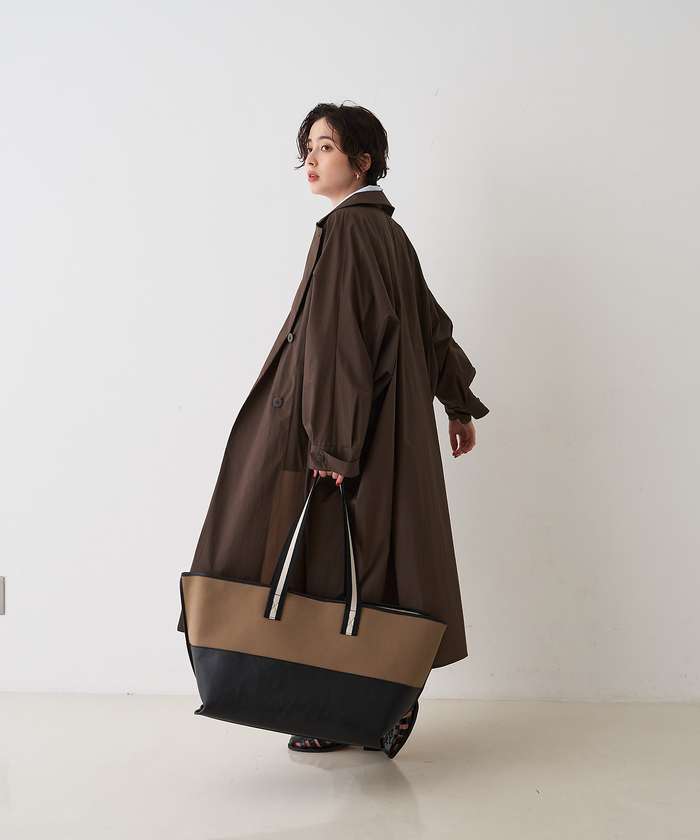 ルージュ ヴィフ ラクレ Rouge vif la cle NEWクリスピー撥水ライトロングコート （ブラウン） ブラウン
