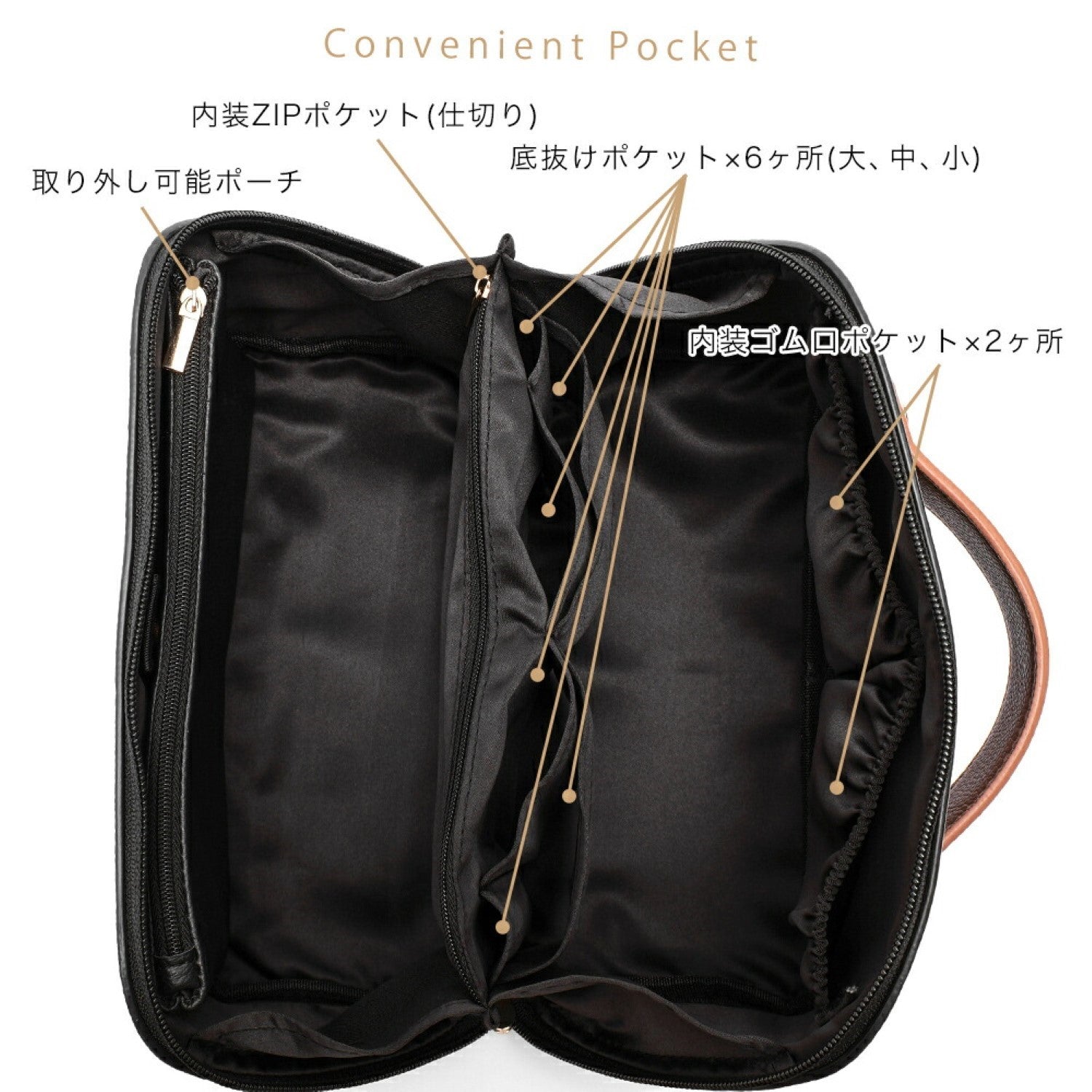 Rename Rename Rename 【With removable pouch】【Opens 180 degrees