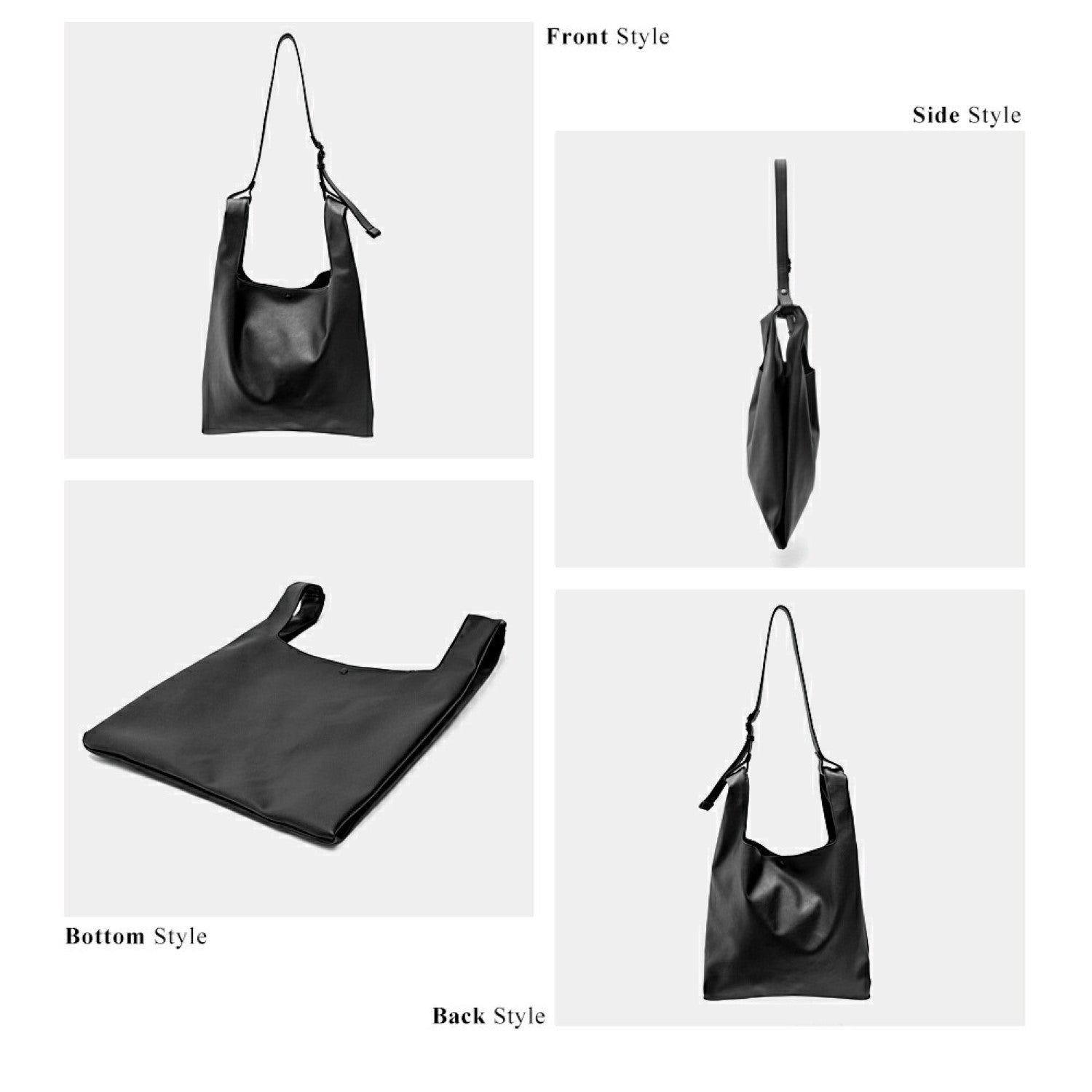 リネーム Rename  【人気急上昇中】 【即完売続出】 【WEARISTA こーせ ×DEVICE コラボ】フェイクレザー2wayショルダー付き マルシェバッグ （ブラック） BK
