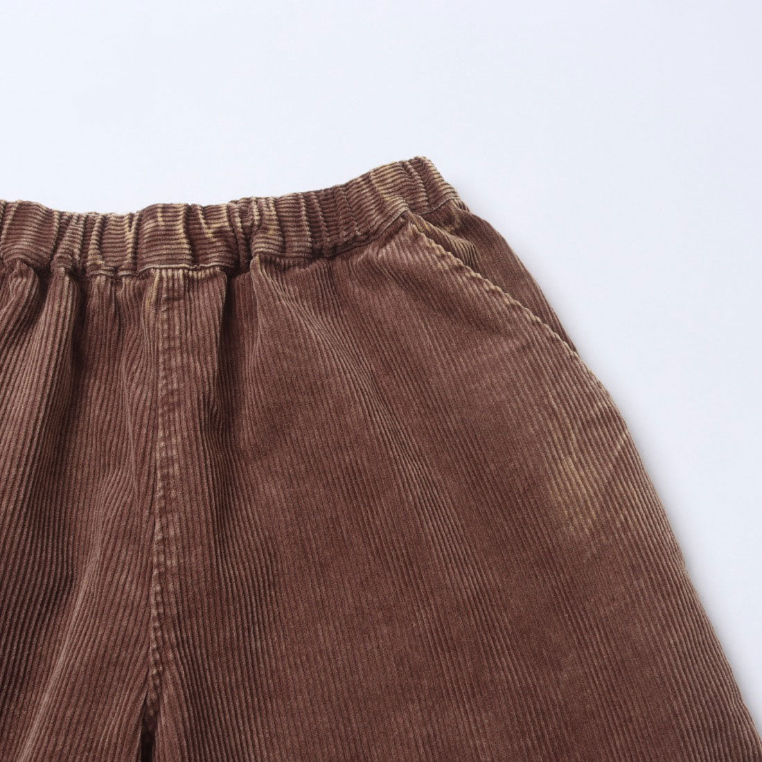 レヴォ Revo. ケミカルウォッシュ加工 コーデュロイ テーパードパンツ （BROWN） BROWN