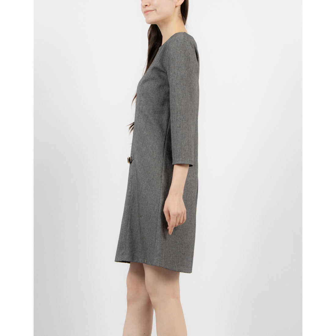 リナシメント RINASCIMENTO ベルトウエストAラインワンピース （var.Grigio Scuro） var.Grigio Scuro