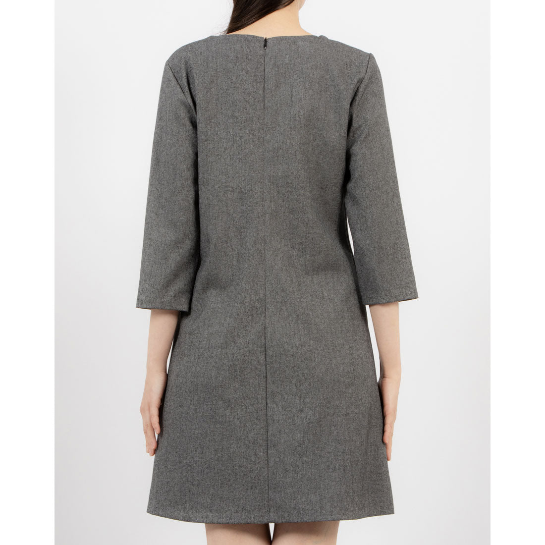 リナシメント RINASCIMENTO ベルトウエストAラインワンピース （var.Grigio Scuro） var.Grigio Scuro