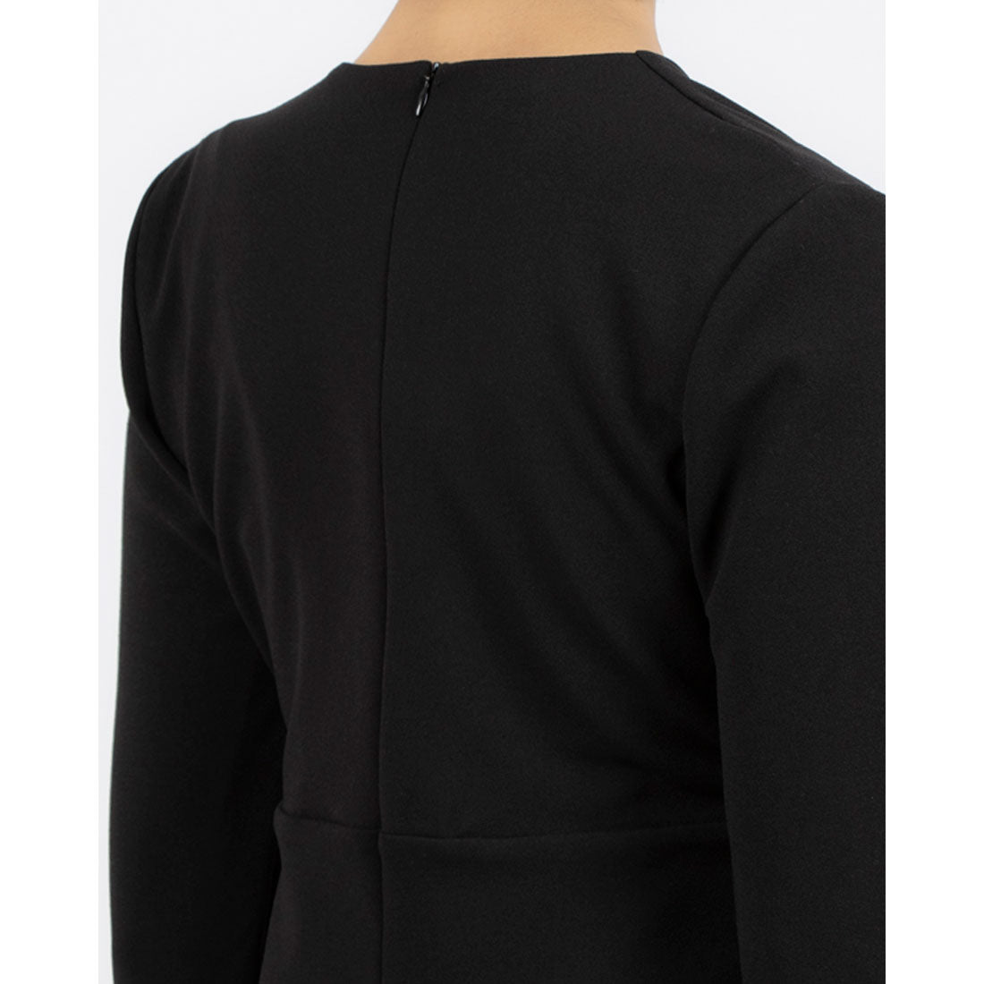 リナシメント RINASCIMENTO 金ボタンデザインカシュクールワンピース （Nero） Nero
