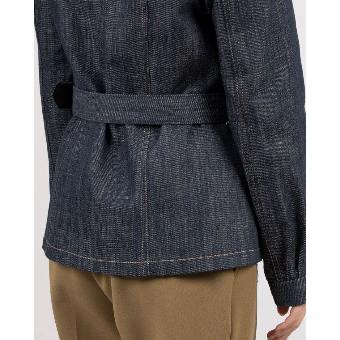 リナシメント RINASCIMENTO 金ボタンベルトデニムカバーオール