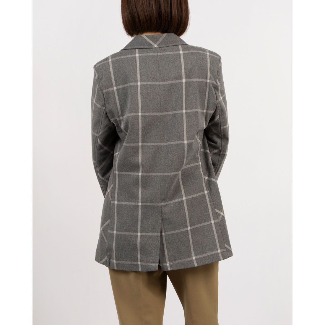 リナシメント RINASCIMENTO ウィンドウチェックテーラードジャケット