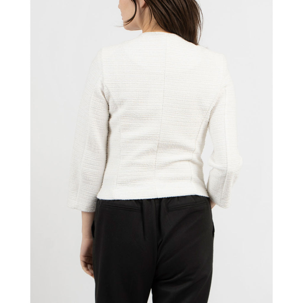 【Rinascimento】ツイードジャケット リナシメント RINASCIMENTO ビジューボタンツイードジャケット