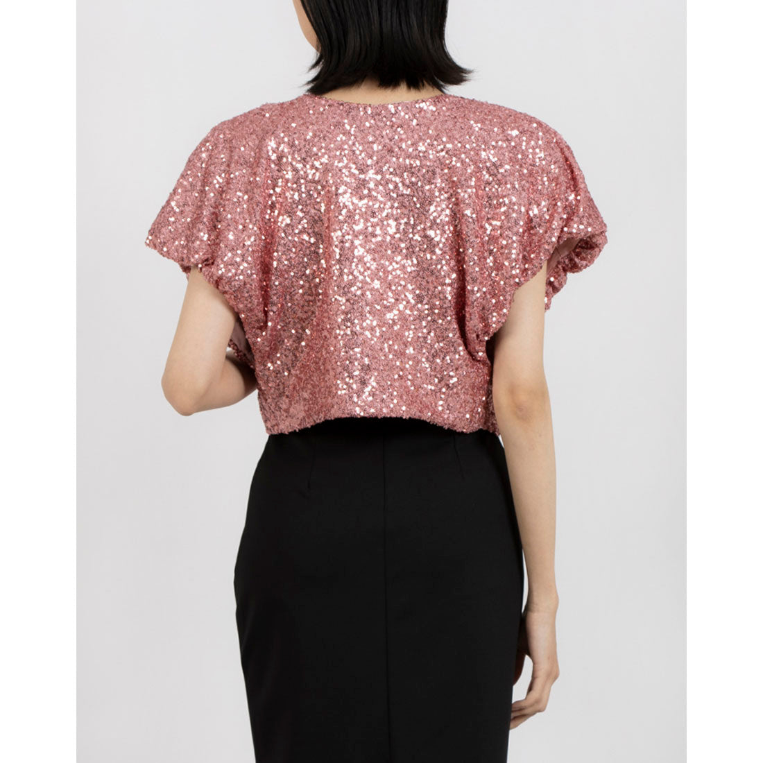 リナシメント RINASCIMENTO スパンコールボレロ （Rosa Antico） Rosa Antico
