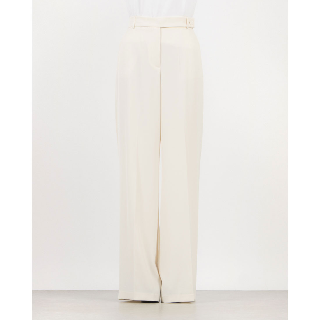 リナシメント RINASCIMENTO センタープレスワイドパンツ （Panna Bianco） Panna Bianco