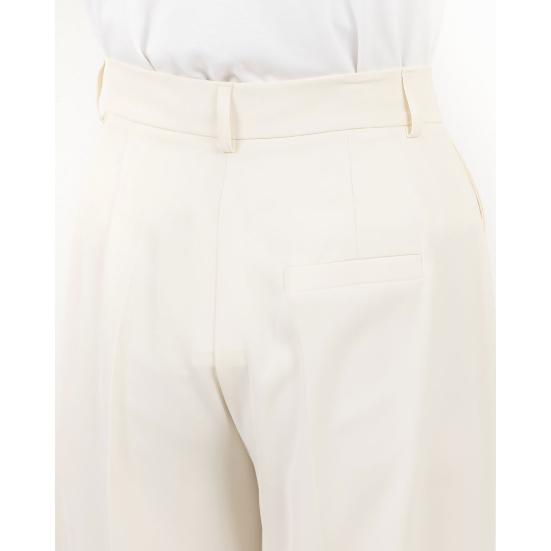 リナシメント RINASCIMENTO センタープレスワイドパンツ （Panna Bianco） Panna Bianco