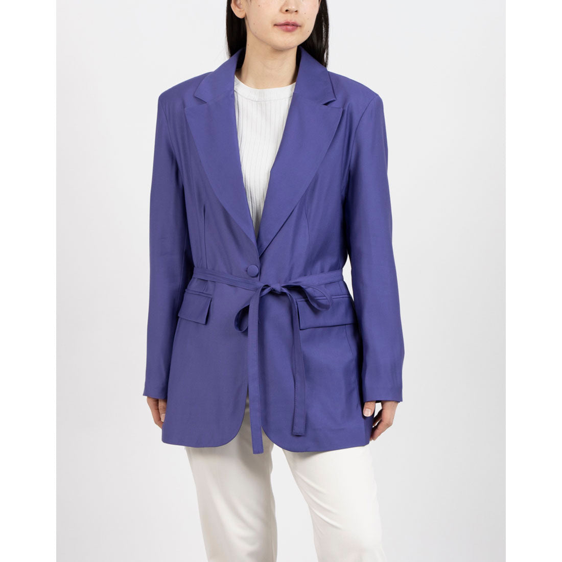 リナシメント RINASCIMENTO ロングテーラードジャケット （Viola Mirtillo） Viola Mirtillo