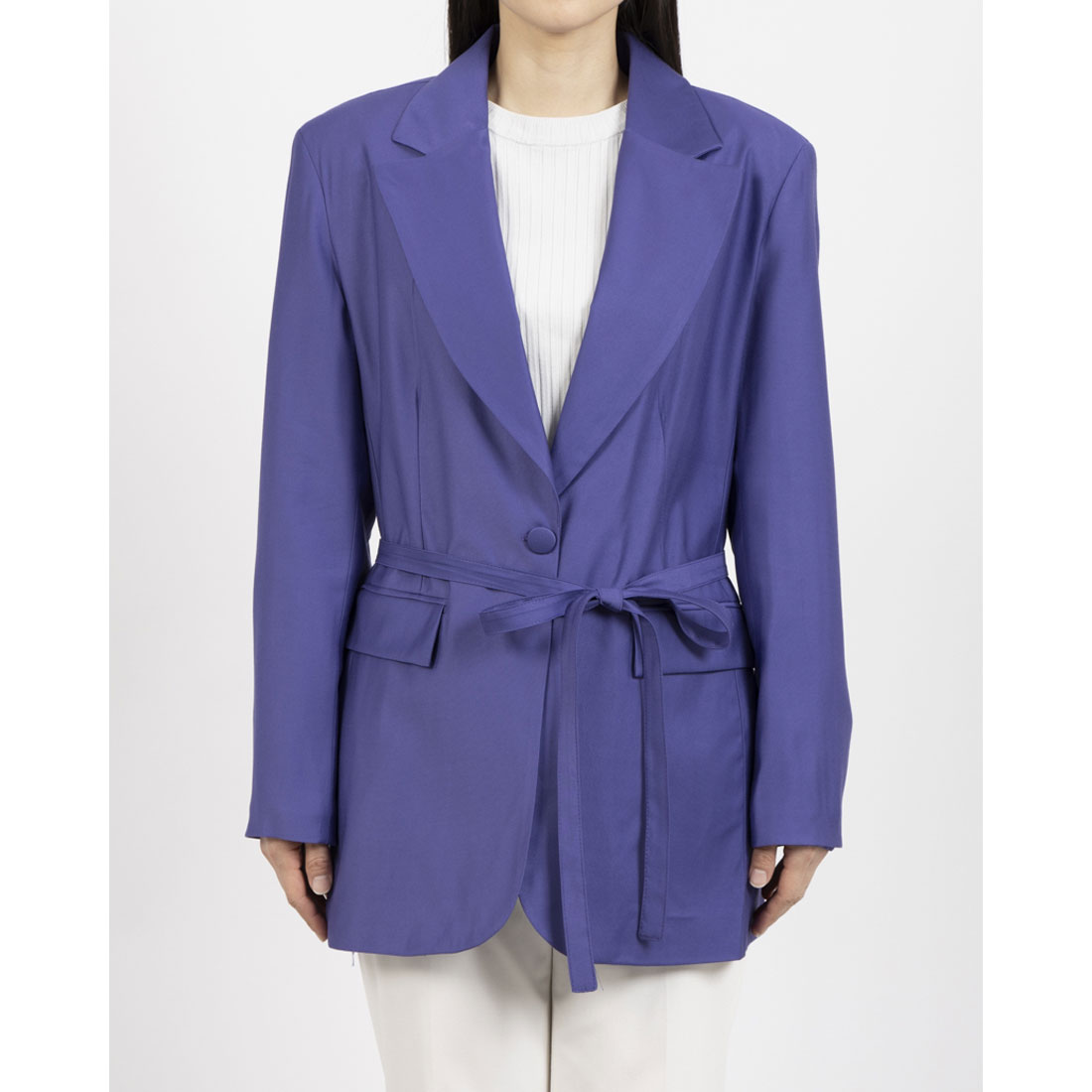 リナシメント RINASCIMENTO ロングテーラードジャケット （Viola Mirtillo） Viola Mirtillo