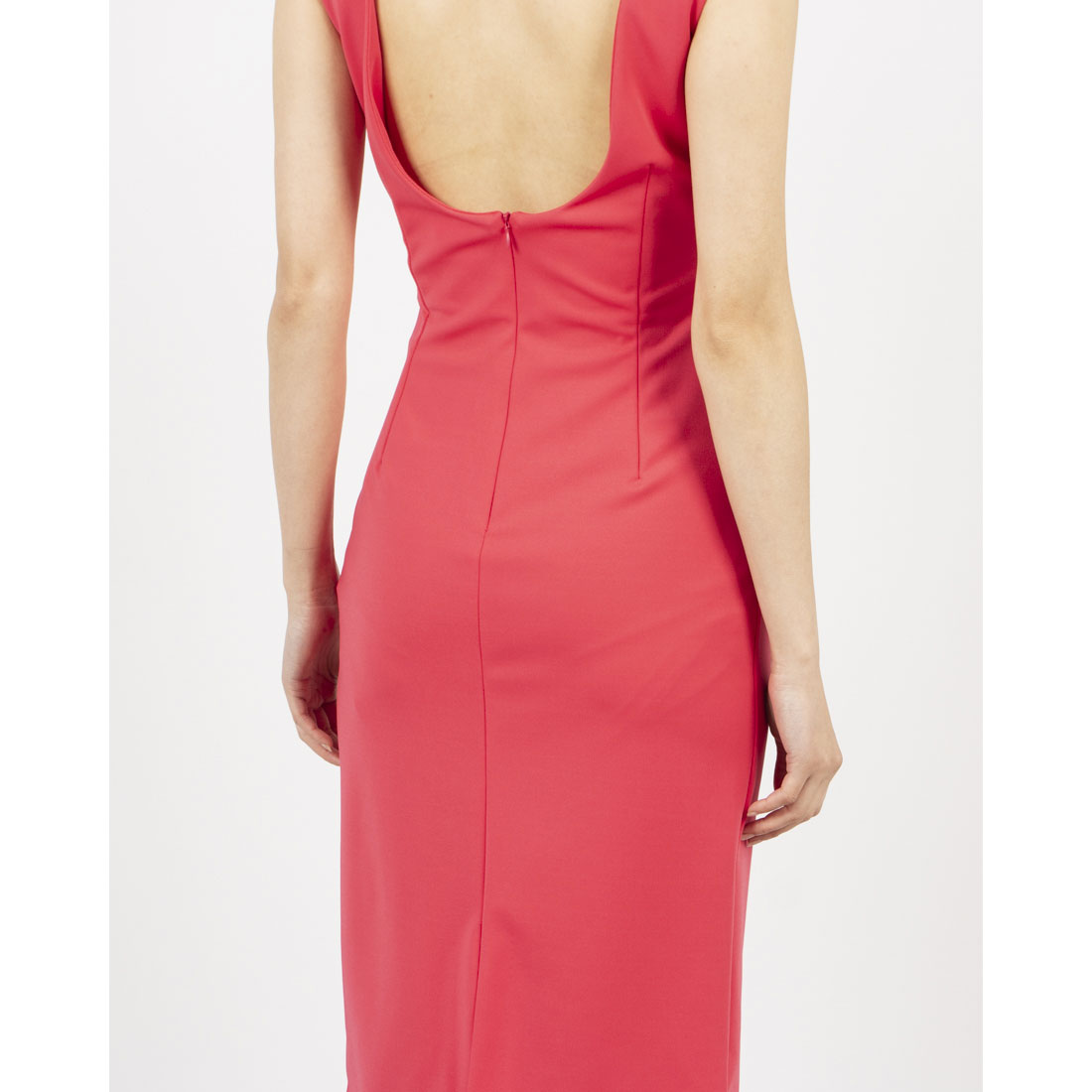 リナシメント RINASCIMENTO バックオープンアシメタックタイトOP （Fuxia） Fuxia