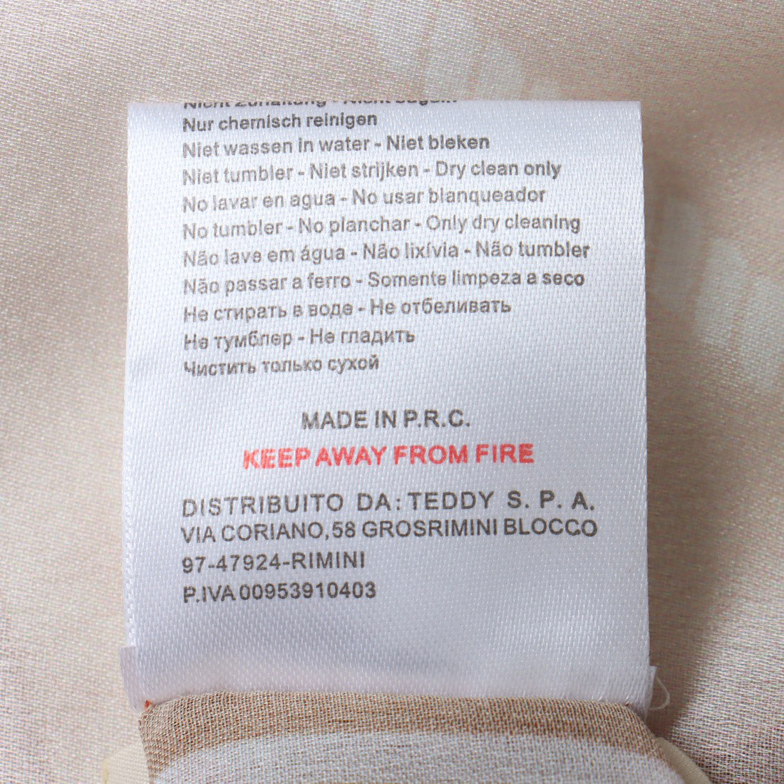 リナシメント RINASCIMENTO ロープ柄スカーフ （Beige） Beige