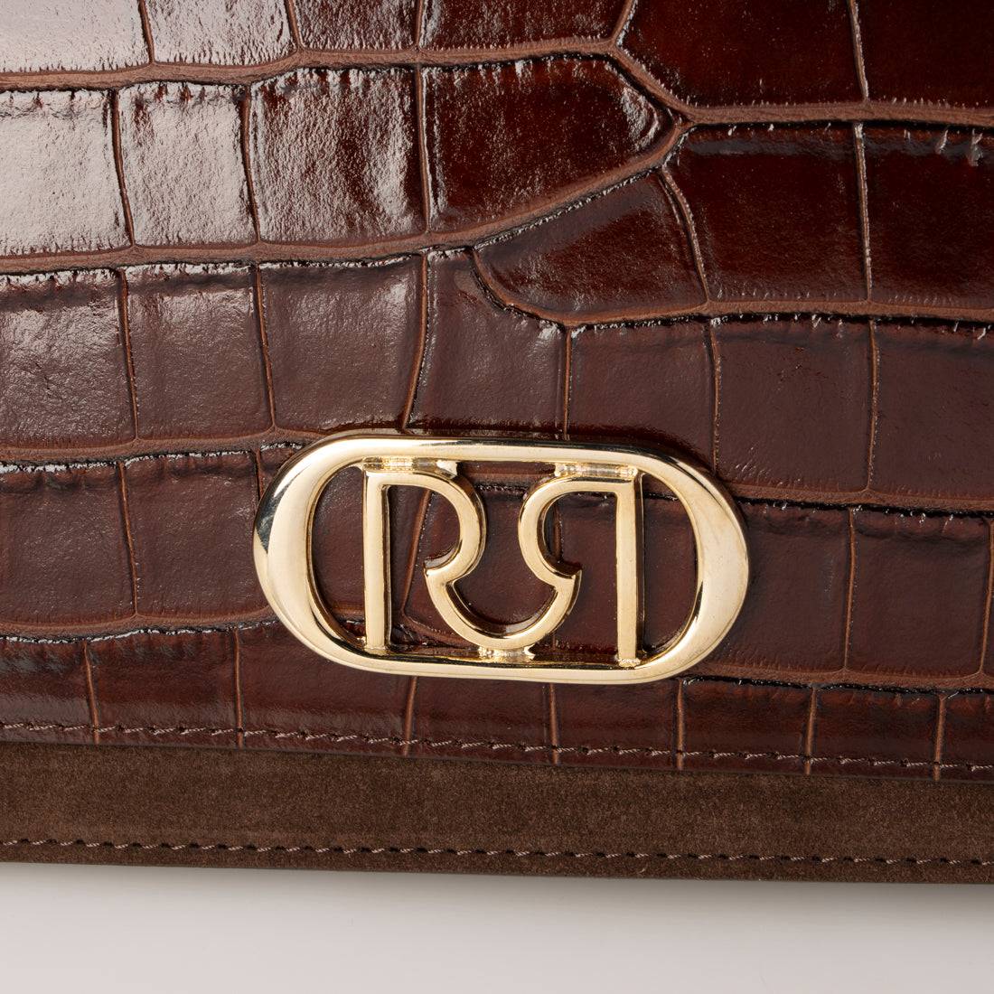 リナシメント RINASCIMENTO Rロゴ型押しBAG （Cioccolato） Cioccolato