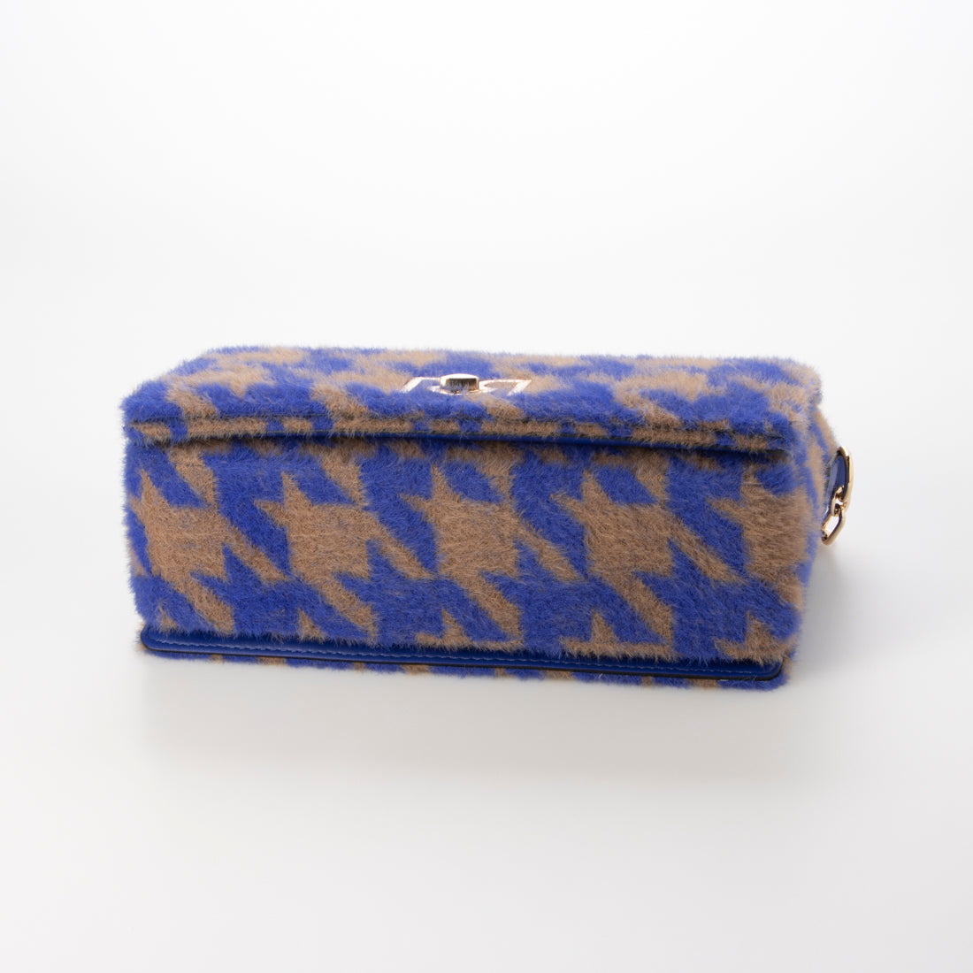 リナシメント RINASCIMENTO 千鳥柄シャギーBAG （Blu Cina） Blu Cina
